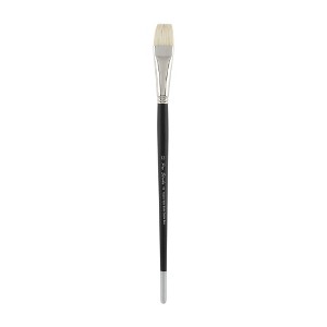 Creative Mark Pro Stroke Premium White Chungking Hog Bristle Artist Paint Brush - Bright - Natural Bristle Brush w/ Great Control Suitable for Oils, - 1 of 4
