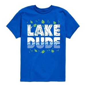 Boys' - Instant Message - Lake Dude Short Sleeve Graphic T-Shirt - 1 of 4
