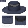 Solaris Mens Packable Bucket Hat, Outdoor UV Sun Protection Water Repellent Floppy Hats - 3 of 4