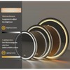 24/32/36in Large Round Smart LED Bathroom Wall Mirror Lighted Round Makeup Vanity Mirror - 4 of 4