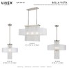 Livex Lighting Bella Vista 1 - Light Chandelier in  Brushed Nickel - 3 of 4