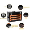 3 Drawers Tool Box with Tool Set, Tool Chest with 439-Piece Tool Set, Tool Box with 3 Drawers, Tool Chest Organizer for Garage - 2 of 4