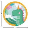 Creative Converting Girl Dino Birthday Party Supplies Kit 57ct - 3 of 4