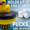 Poolzilla Diver Duck Chlorine Feeder - Floating Dispenser with Adjustable Collar Design for Optimal Dispersion - Hold Tablets up to 3” - 4 of 4