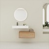 ChicFurnit Bathroom Storage Cabinets Floating Vanity With Resin Sink Soft Close Drawer And Modern Storage For Homes, Beige, 29.5"*18.1"*15.8" - 2 of 4
