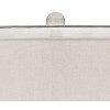 Possini Euro Design Swift Modern Table Lamp with Square White Marble Riser 30 1/2" Tall Glass Chrome Drum Shade for Bedroom Living Room House Home - 2 of 4