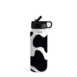 MariaMariaCreative Mooooo Black and White Water Bottle - Society6 - 1 of 4