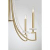 Savoy House Helen 5 - Light Chandelier in  Warm Brass - 4 of 4