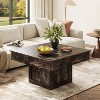 WOWLIVE Lift Top Coffee Table with Hidden Storage & LED light Strip, CT017 - 2 of 4