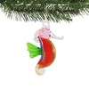 3.25 In Festive Seahorse Artglass Small Marine Fish Tree Ornaments - 2 of 3