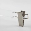WeThinkStorage Set of 3 Premium Acrylic Crystal Luxe Pants Hanger Glossy Transparent - 2 of 2