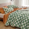 2-3 Pcs Floral Stripe Pattern Comforter Bedding Set - 3 of 4