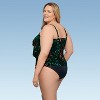 Aqua Green, Women's Triple Tier Tankini - 2 of 3