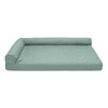 Paw-Quilted Full Support Orthopedic L-Chaise Pet Bed for Dogs & Cats - 3 of 3