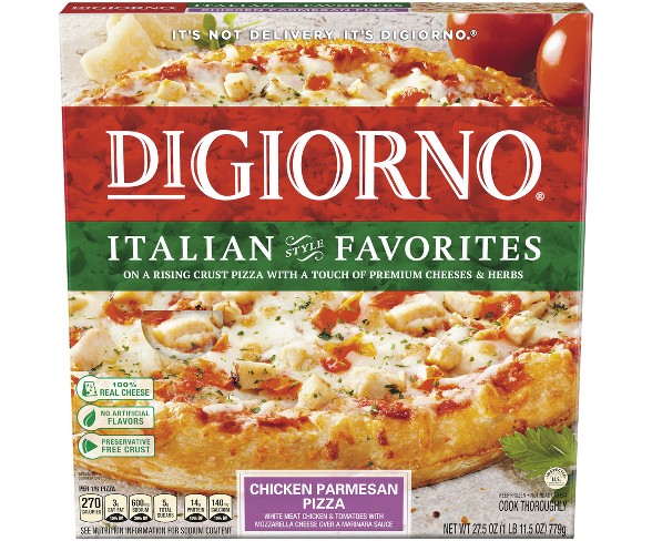 DiGiorno Chicken Parmesan Frozen Pizza - 27.5oz