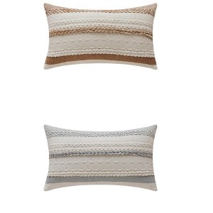 REGALWOVEN 2 Pcs Striped Decorative Throw Pillow Covers for Couch Bed Sofa Home Decor - 1 of 4