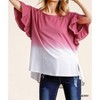 Women's Ombre Butterfly Ruffle Sleeve Top - umgee - 4 of 4