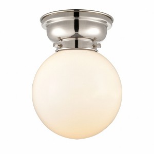 Beacon - 1 Light Flush Mount In Industrial Style-9.15 Inches Tall and 8 Inches Wide - 1 of 1