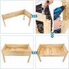 VINGLI Heavy Duty Raised Garden Bed with Bed Liner, Wood Planter with Legs for Vegetables Fruits Potato Onion Flower - 4 of 4