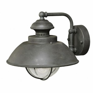 Vaxcel Harwich 1 - Light Sconce in  Textured Gray - 1 of 4