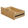 NicBex 6/8-Drawer Woven Rattan Dresser,Storage Cabinet with Wicker Drawers,Wood Dressers for Bedroom,Hallway,Living Room Furniture,Natural - 3 of 4