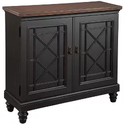 Hekman 27735 Hekman Black Chest With Burnished Brown Top 2-7735 Special Reserve