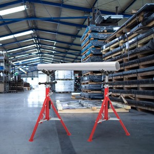 2500 Lbs Pipe Jack Stand with Four Balls 28-52In Height-Adjustable Heavy-Duty Pipe Support - 1 of 4
