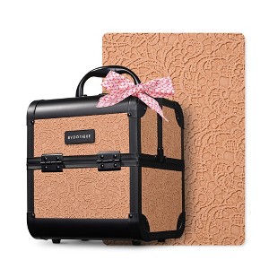 Byootique Makeup Train Case Cosmetic Organizer w/ Mirror Artist - 1 of 4