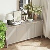 59" Modern 4-Door Sideboard Buffet Cabinet with Adjustable Shelves for Living Room, Dining Room, Kitchen, and Entryway - 2 of 4