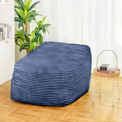 NicBex Faux Fur Bean Bag Chair,Lazy Sofa with High-Rebound Memory Foam for Living Room,Dining Room,Bedroom,Hallway