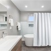 Waffle Matte Shower Curtain Large 72 x 84 - 2 of 4