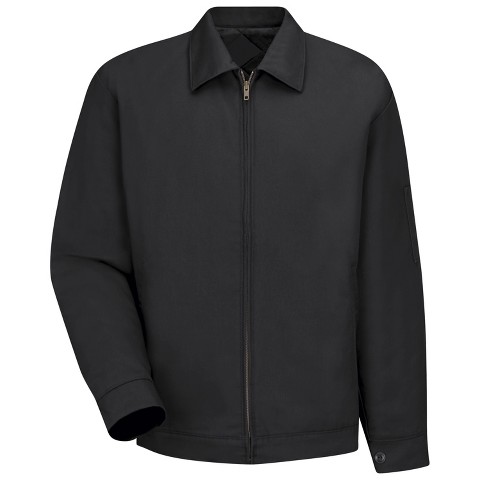 Red Kap Slash Pocket Jacket, Black - L