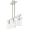 Livex Lighting Munich 3 - Light Chandelier in  Brushed Nickel - 3 of 4