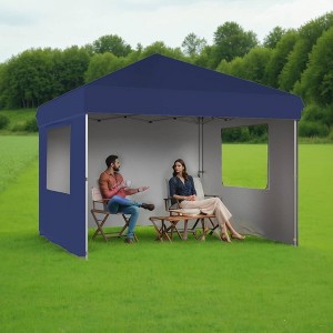 GustoWave 10 X 10ft Pop-Up Canopy with 4 Removable Sidewalls for Camping - 1 of 4