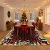 TackView Christmas Area Rug Washable Winter Holiday Rugs for Living Room Xmas Bedroom Carpet with Non Slip Backing - 3 of 4