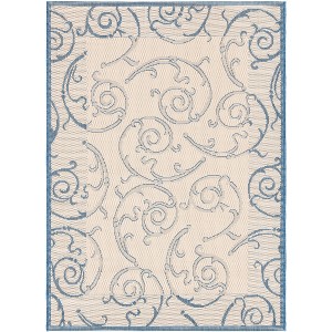 Courtyard CY2665 UV & Stain Resistant Non-Shedding Power Loomed Indoor/Outdoor Rugs - Safavieh - 1 of 4