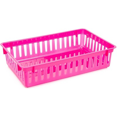 Bright Creations Small Multicolor Plastic Storage Bins, Set of 8