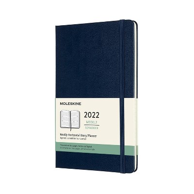 2022 Planner 12 Month Large Sapphire Blue - Moleskine