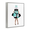 Stupell Industries Fashionista Woman Shopping Chic Glam Bags Black Framed Giclee Art - 3 of 4