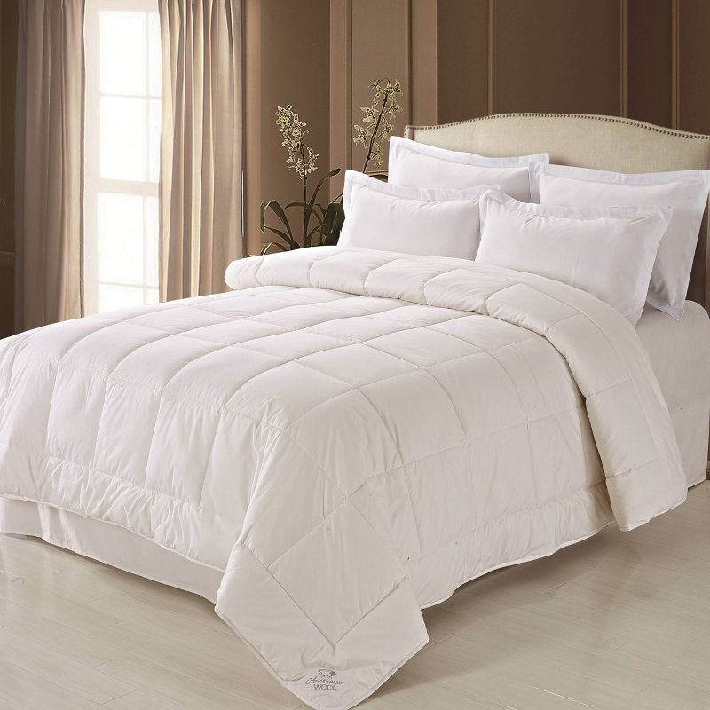 Washable Wool Comforter (Full/Queen) White - Fresh Ideas, 3 of 4
