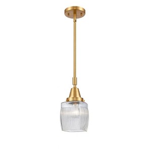 Colton - 1 Light Stem Hung Mini Pendant In Traditional Style-9.63 Inches Tall and 5.5 Inches Wide - 1 of 1