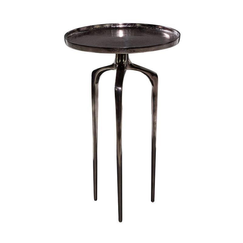 Contemporary Metal Tripod Accent Table - Olivia & May, 4 of 16