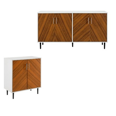 Modern on sale bookmatch buffet