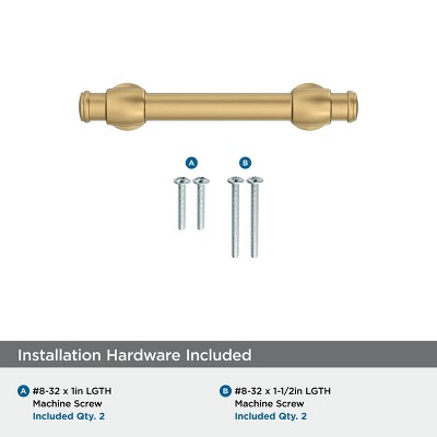 Champagne Bronze 3-Inch Center-to-Center Cabinet Pull