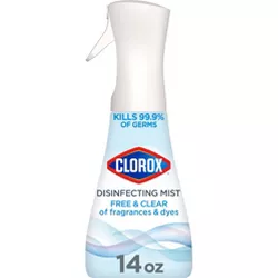 Clorox Disinfecting Mist Ready-to-Use - Free & Clear - 14oz