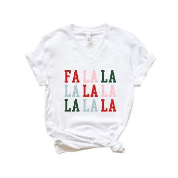 Lilo & Stitch Girl's Fa La La La Angel T-Shirt White