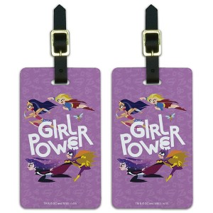 DC Super Hero Girls Girl Power Luggage ID Tags Set of 2 - 1 of 4