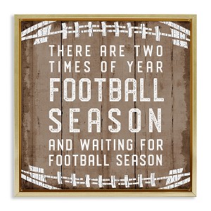 Stupell Industries Time of Year Football Season, 25" x 25" - 1 of 4