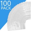Impresa Wine Bags with Handles - 100 Pack - Clear Plastic To Go Bags - Fits 25 oz Bottles - Tamper Proof Seal - 3 of 4
