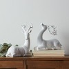 Melrose Stone Deer Figurine (Set of 2) - 2 of 4